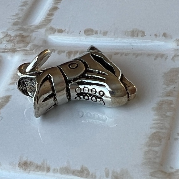 Tiny Inline Skate Charm Vintage Sterling Silver 925 NOS - Picture 3 of 6